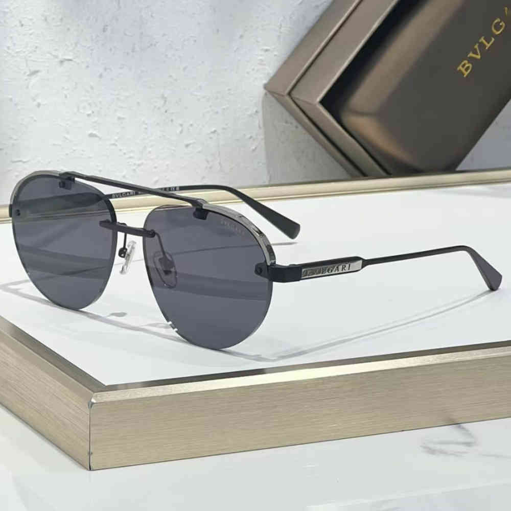 Black Bvlgari Blue Luxury Sunglasses