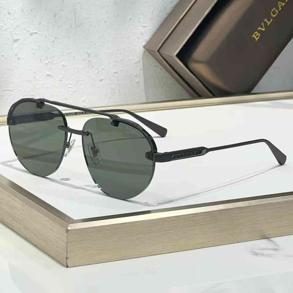 Green Bvlgari Blue Luxury Sunglasses
