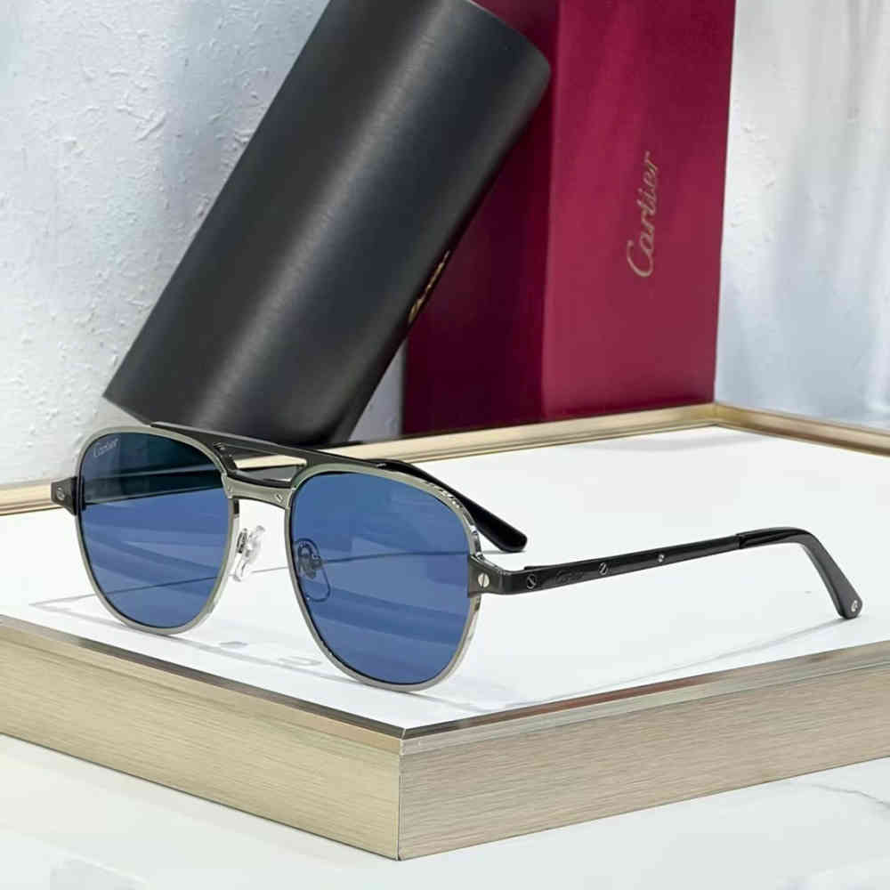 Blue Cartier Green Luxury Sunglasses