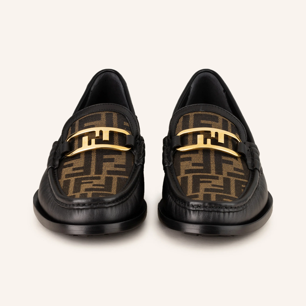 Fendi Black Premium Quality Loafer-4