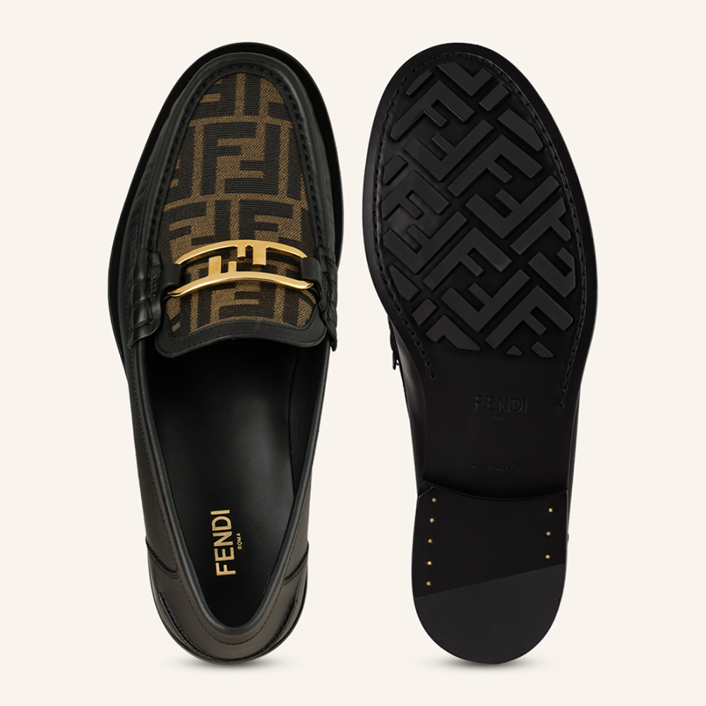Fendi Black Premium Quality Loafer-3