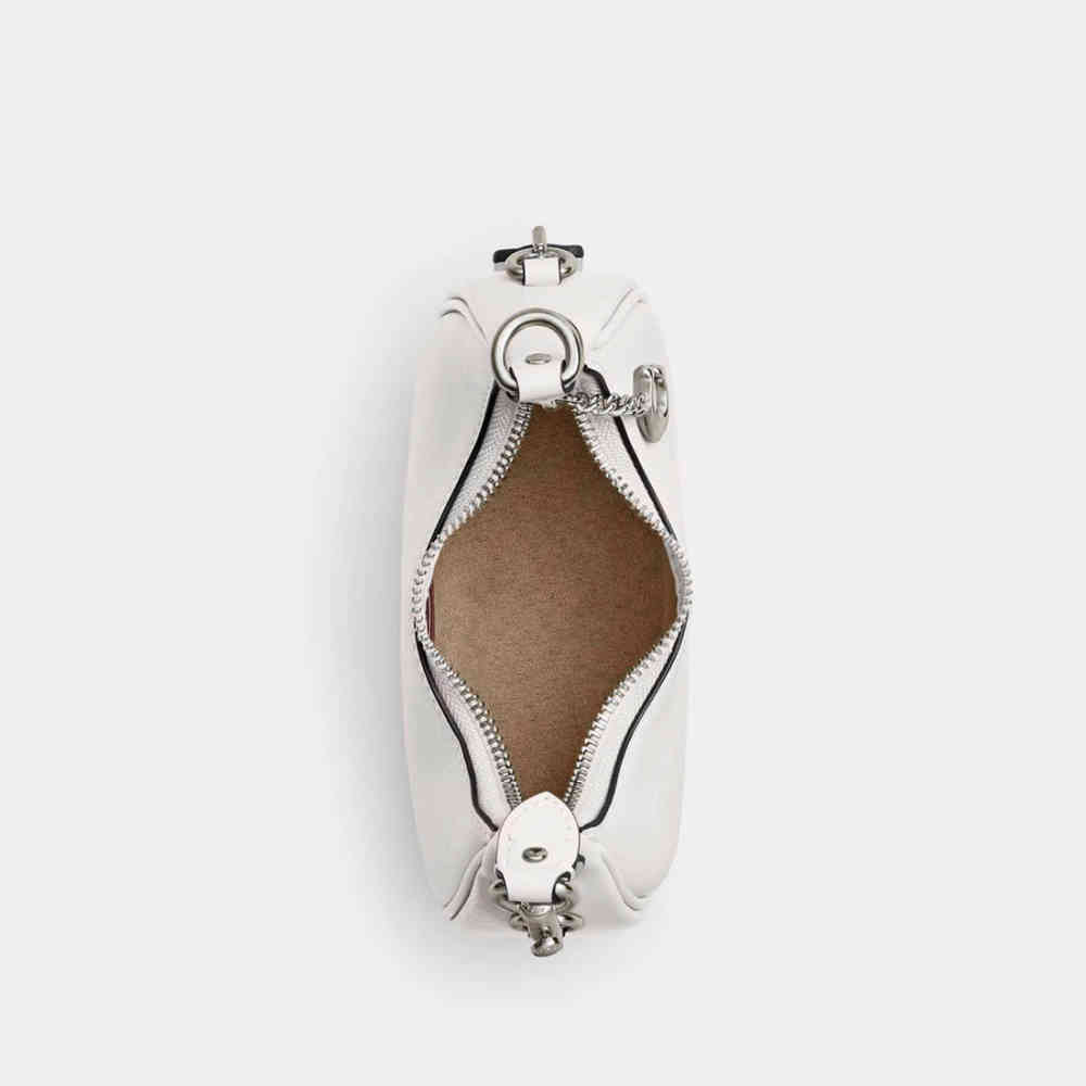 Coach Jonie Small White Handbag-thumb-3