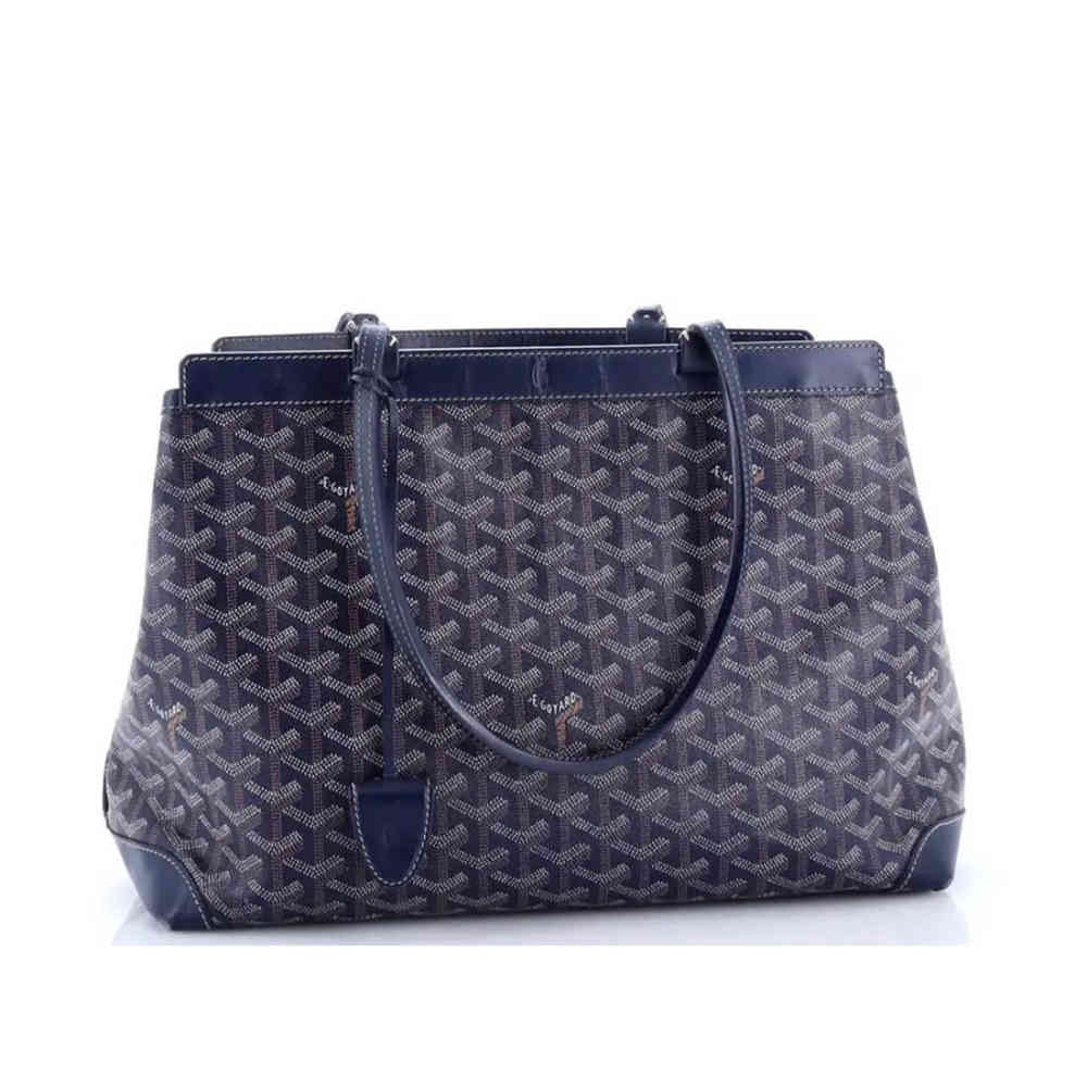 Blue Goyard Bellechasse Biaude PM Wine Tote Bag