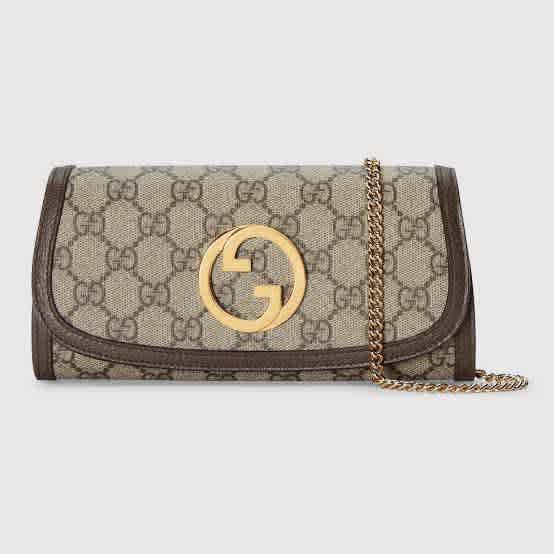 Gucci Blondie Beige Wallet Sling Bag-thumb-0