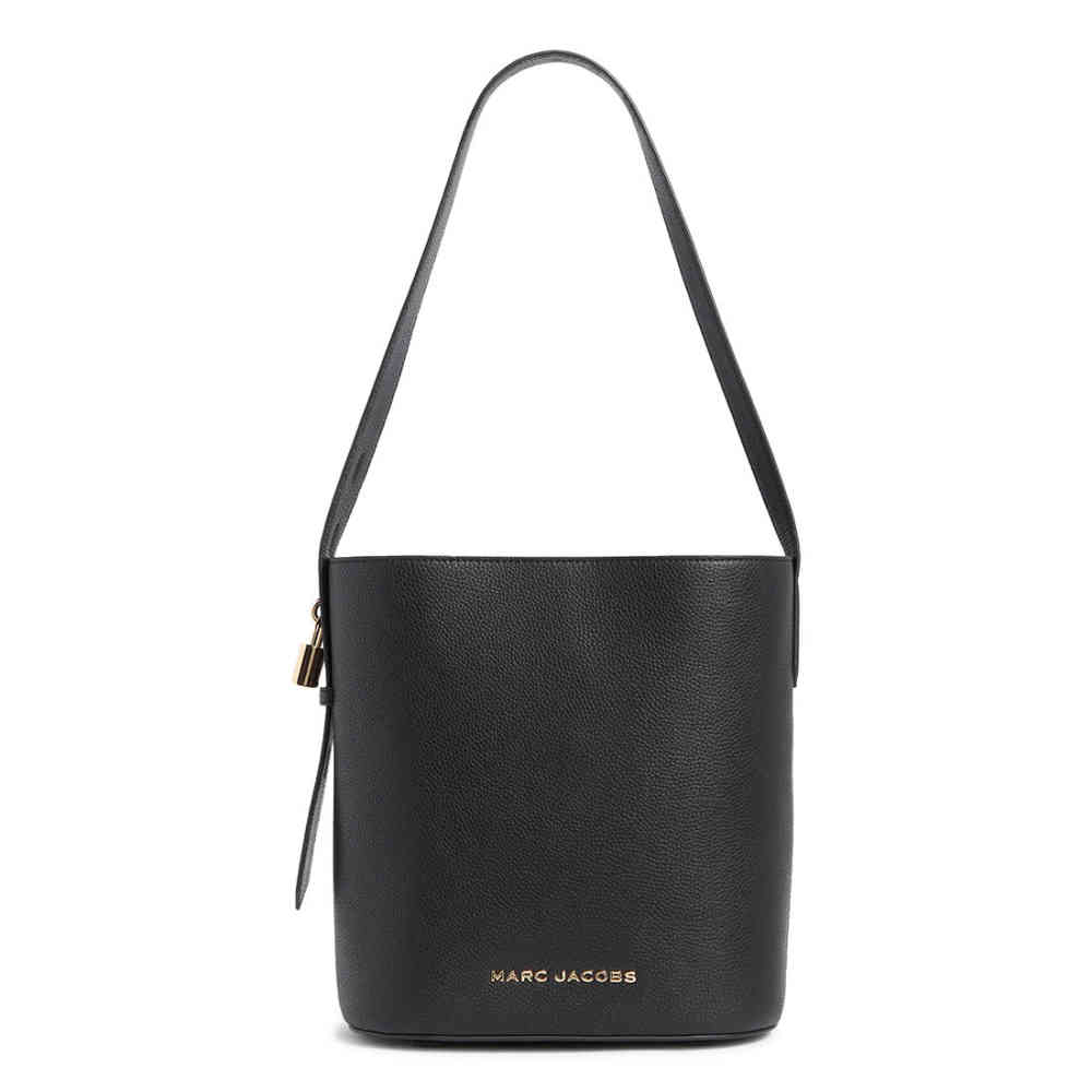 Black Marc Jacobs Brown Leather Bucket Bag