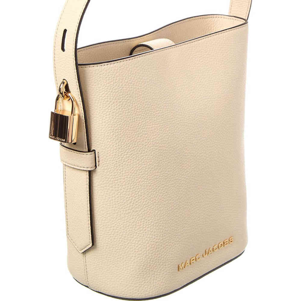 Marc Jacobs Cream Leather Bucket Bucket Bag-2