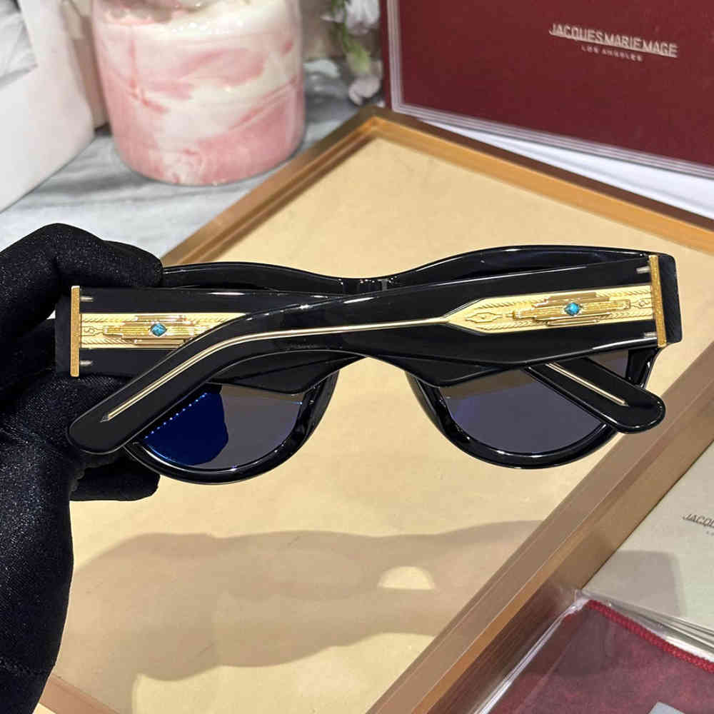Jacques Marie Mage Last Frontier Rollingsun Black Sunglasses-3