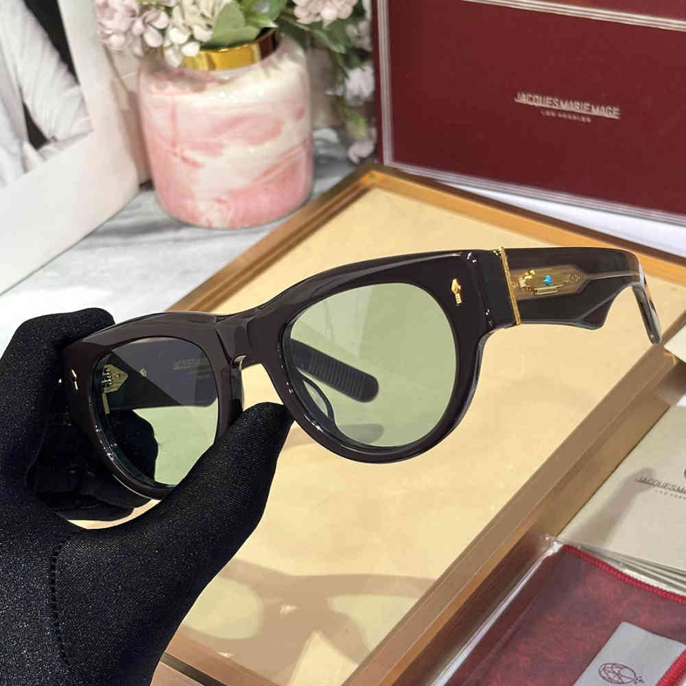 Jacques Marie Mage Last Frontier Rollingsun Brown Sunglasses-1