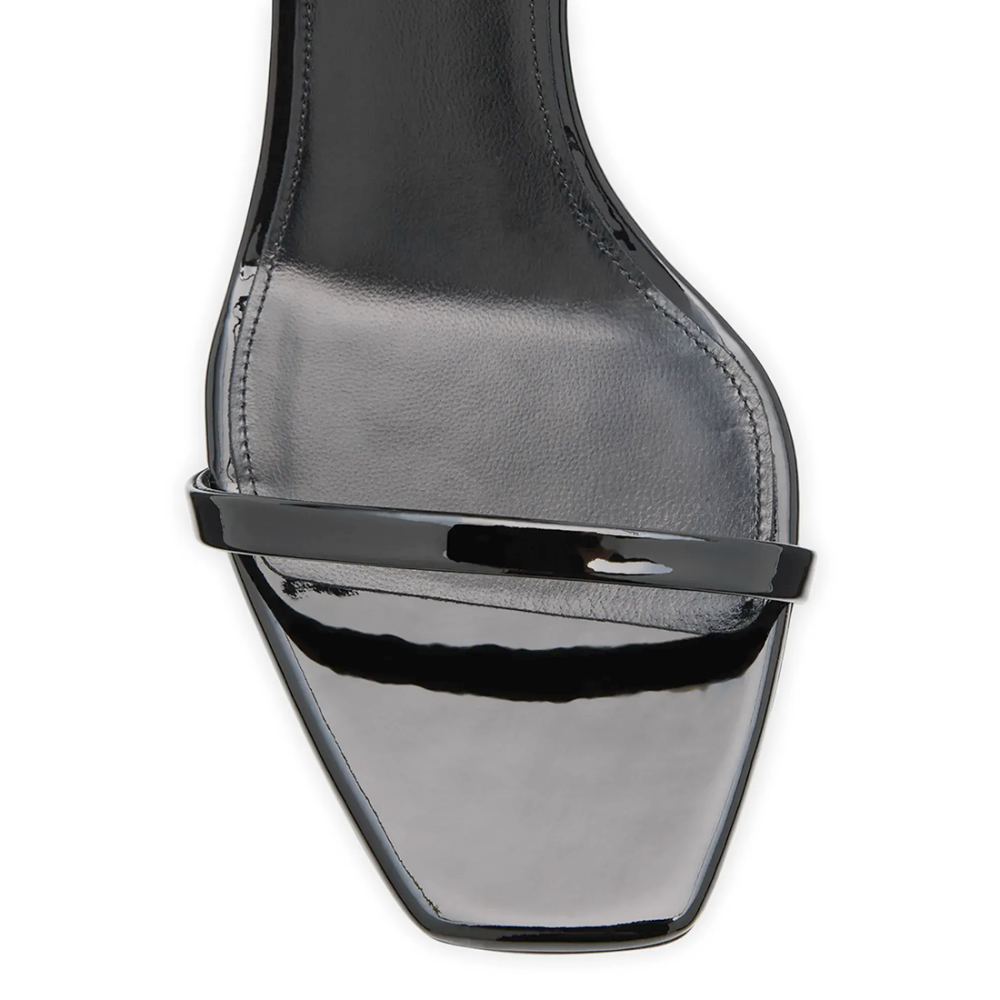 Ysl Opyum Black Heel Sandals-thumb-3