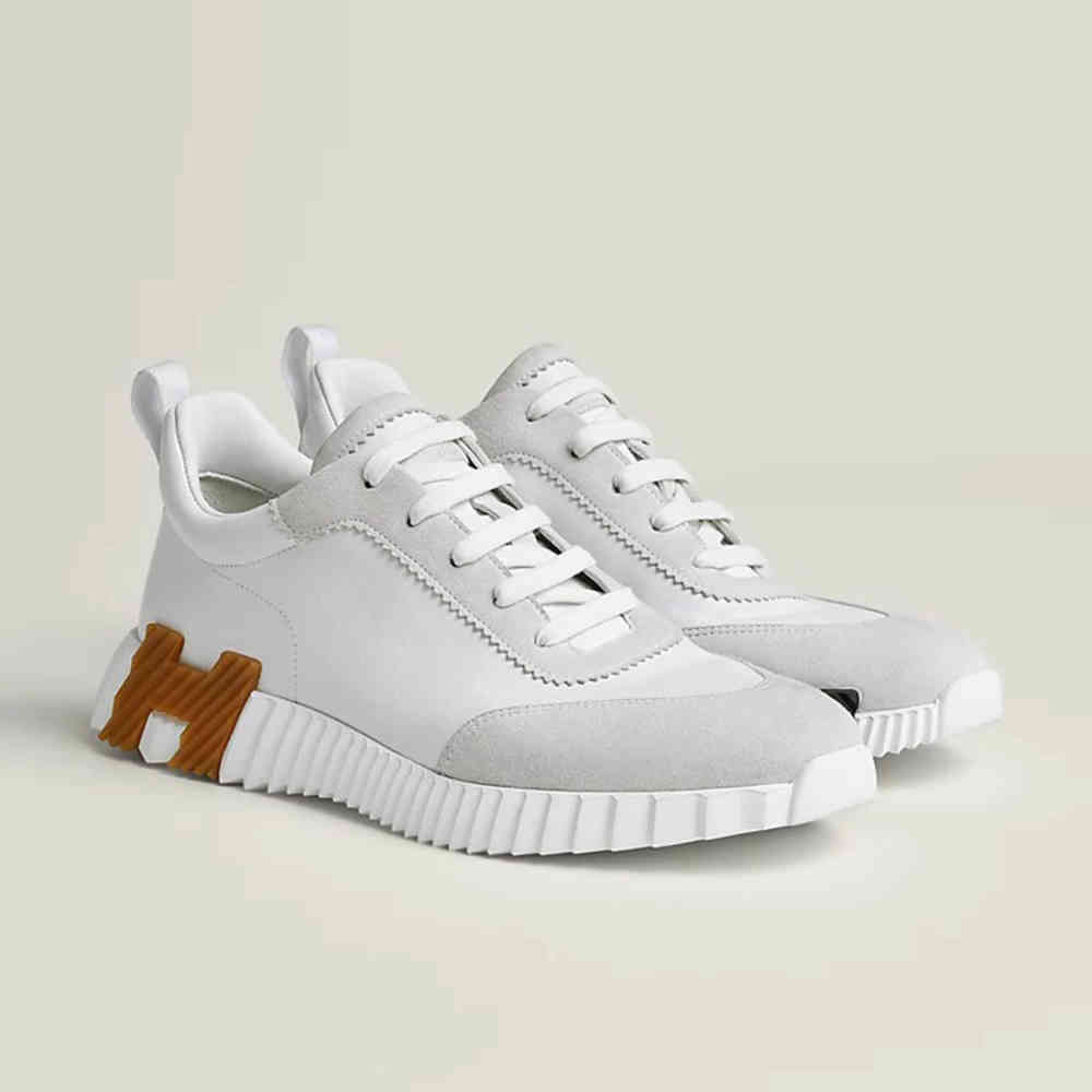 Hermes White Bouncing Premium Sneaker-1