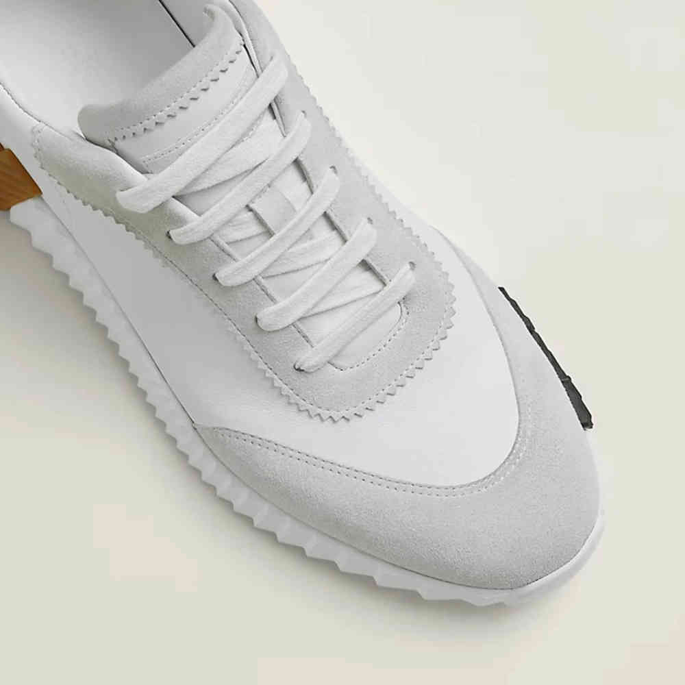 Hermes White Bouncing Premium Sneaker-5