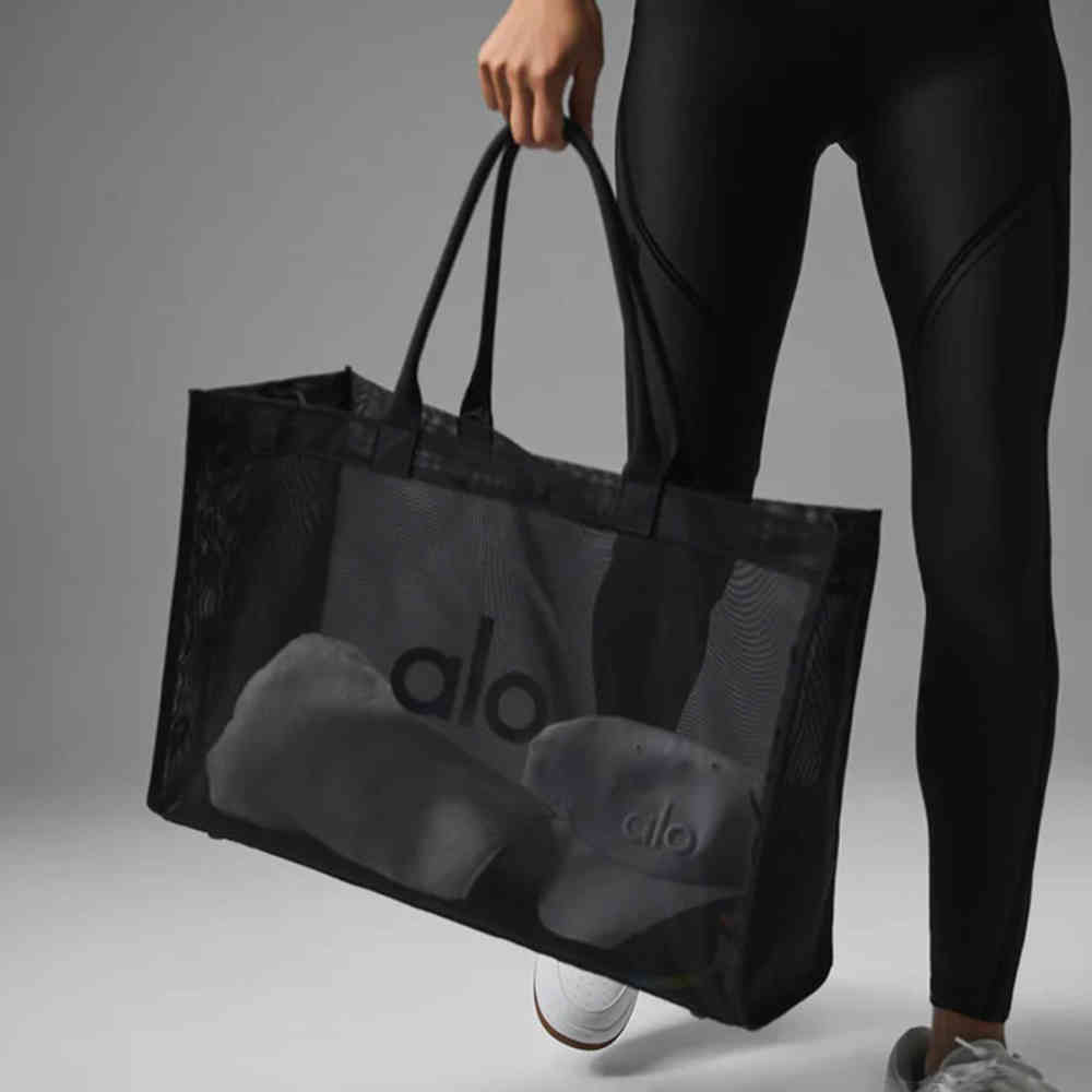 Alo Sheer Black Tote Bag-3