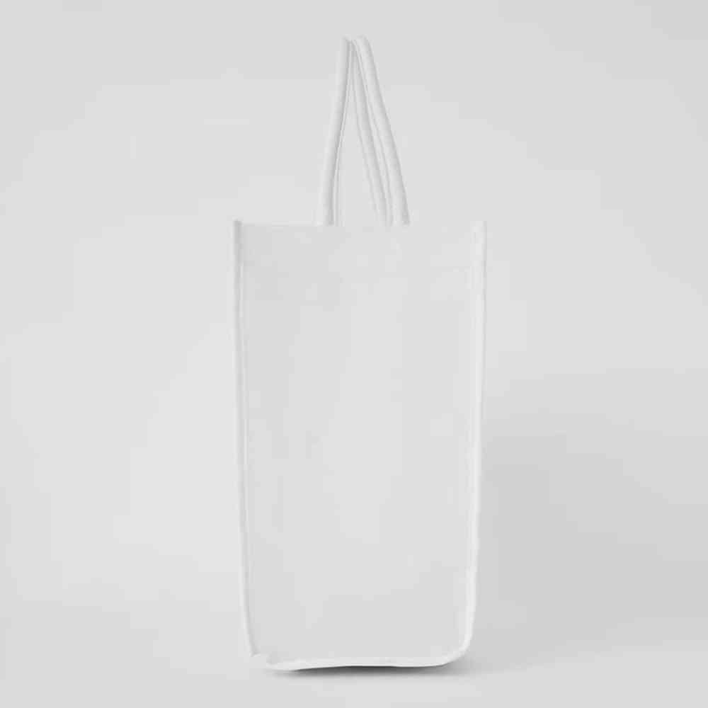 Alo Sheer White Tote Bag-1