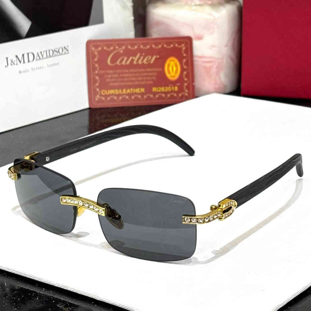 Black Cartier Brown Premium Sunglasses