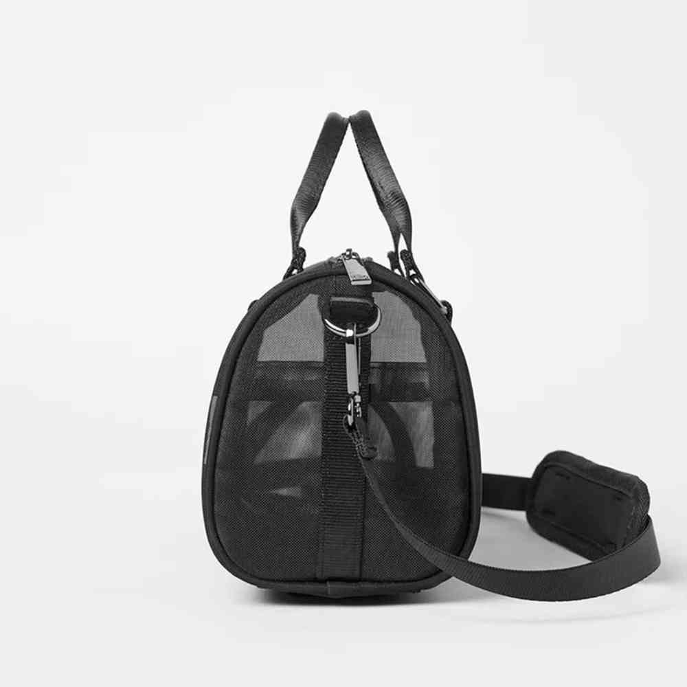Alo Mini Sheer Black Mini sheer duffel bag-1