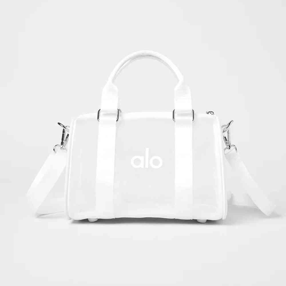 White Alo Mini Sheer Black Mini sheer duffel bag