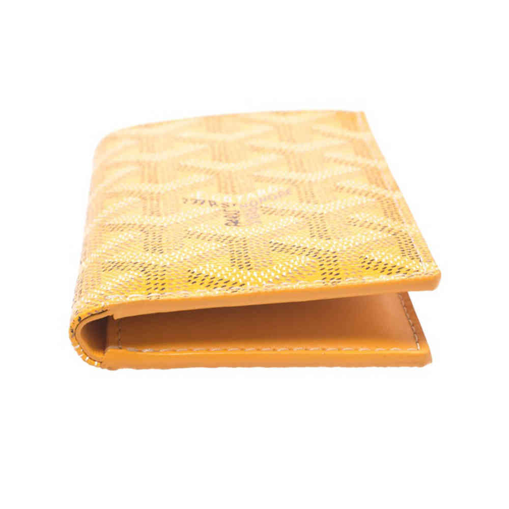 Goyard Saint-Pierre Yellow Pocket Organiser Wallet-thumb-3