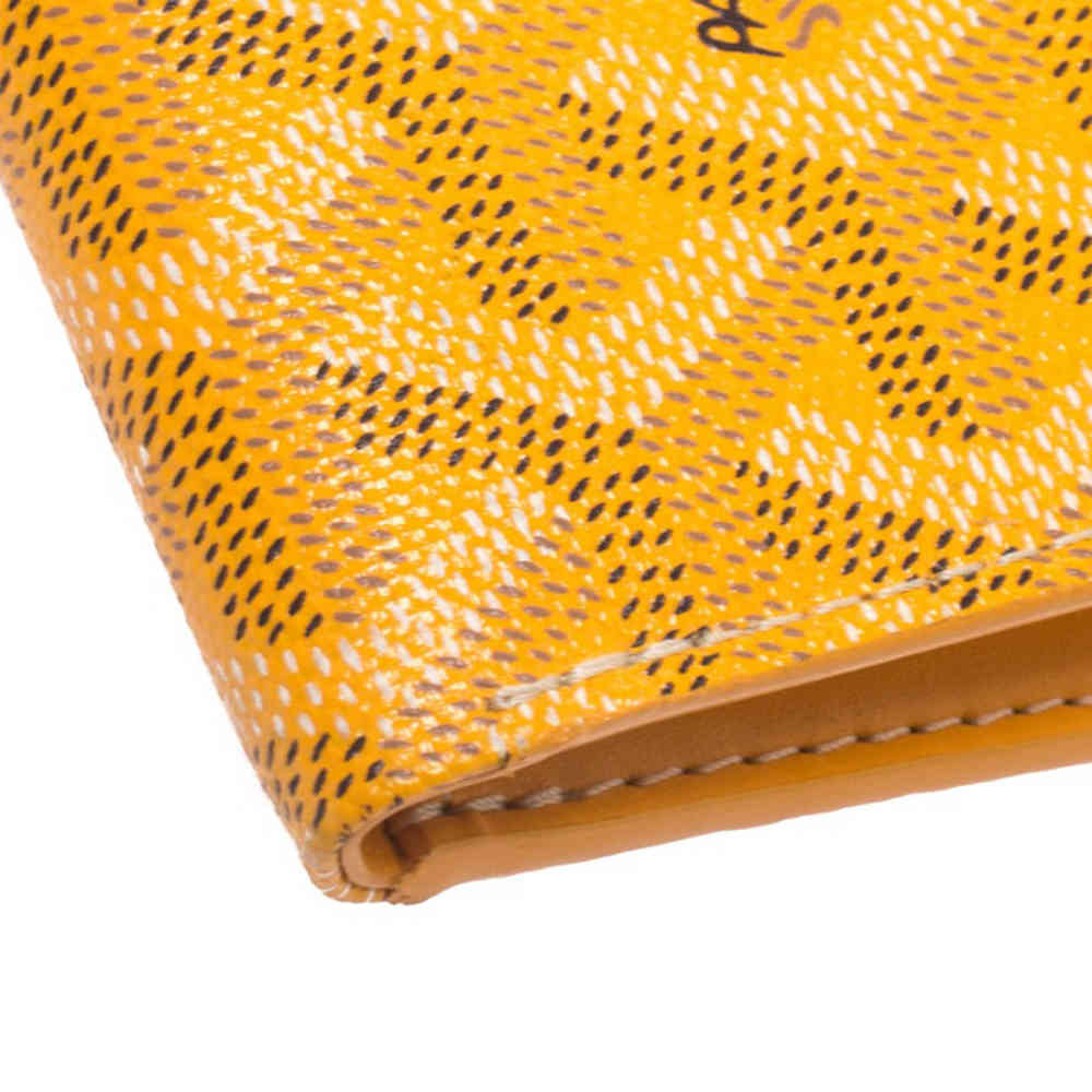 Goyard Saint-Pierre Yellow Pocket Organiser Wallet-thumb-7