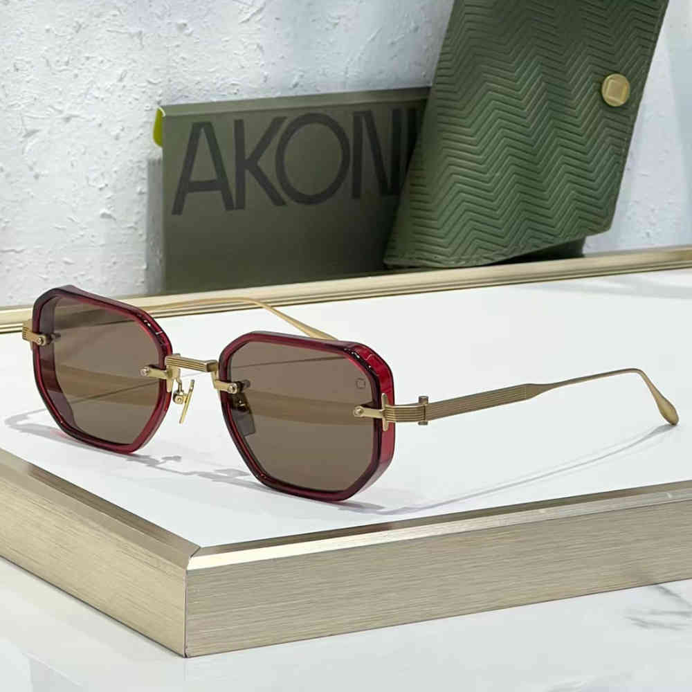 Wine Akoni Juno Grey Sunglasses