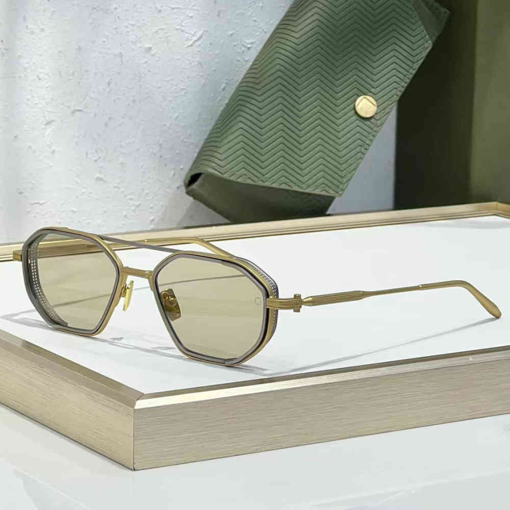 Light Brown Akoni Eris-Two Grey Sunglasses