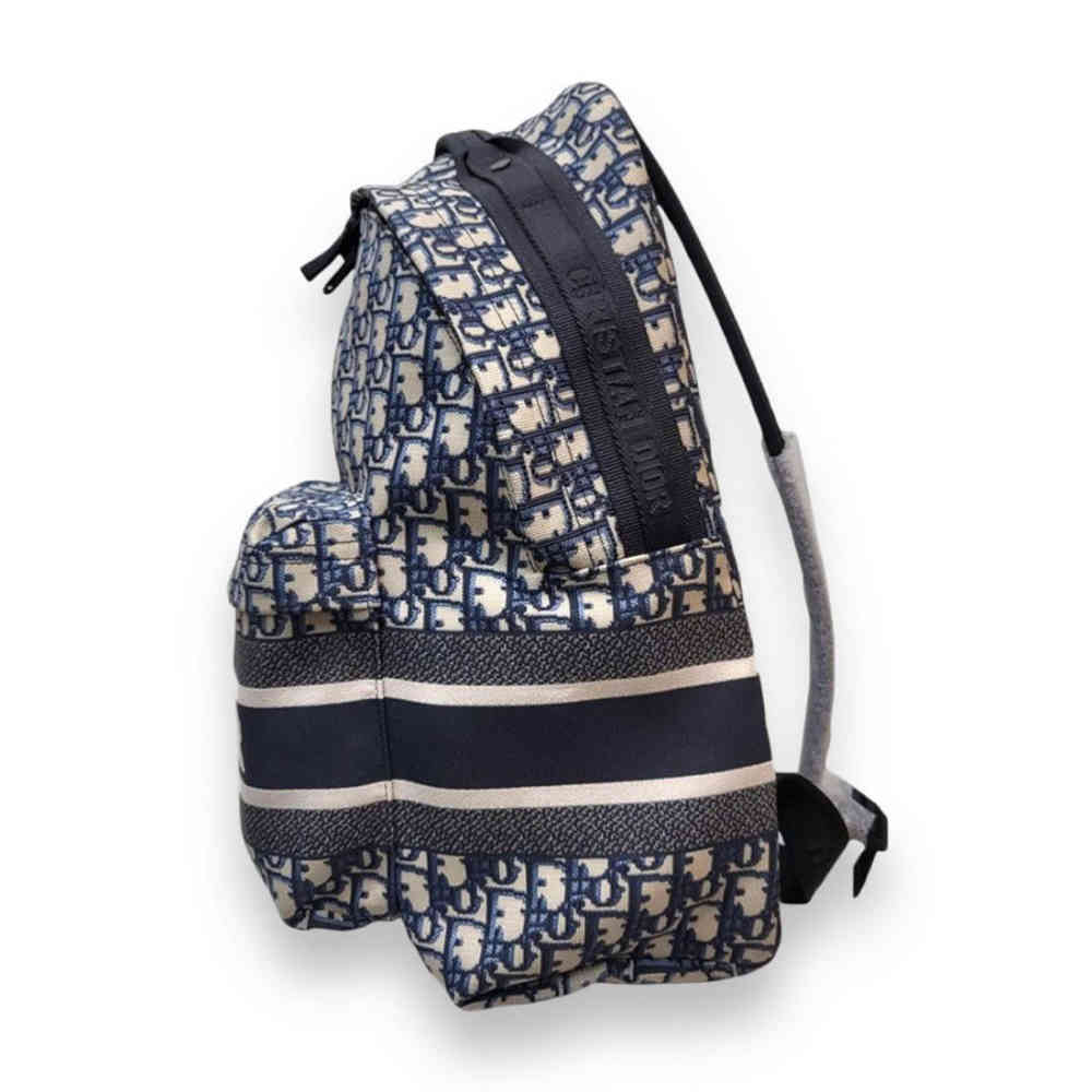 Dior Oblique Blue Backpack-1