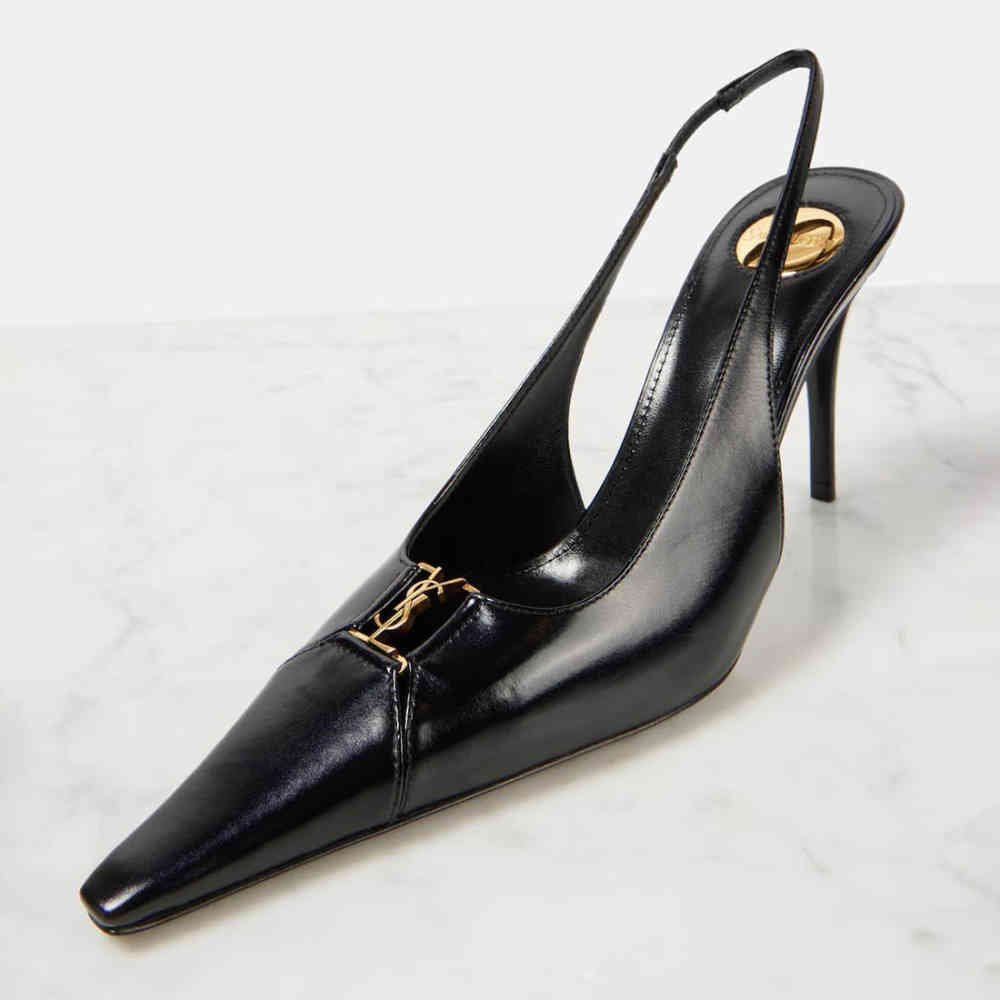 Saint Laurent Babylone Breteuil Slingback Pumps-thumb-0