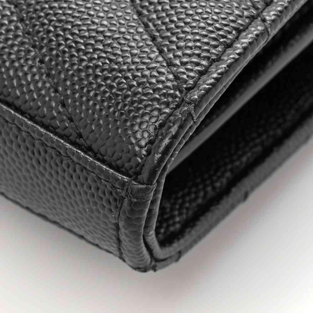 YSL Envelope Style Black Sling Bag-5