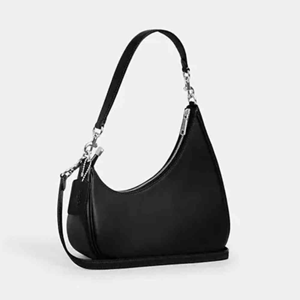 Coach Teri Twisted Black Shoulder Bag-1