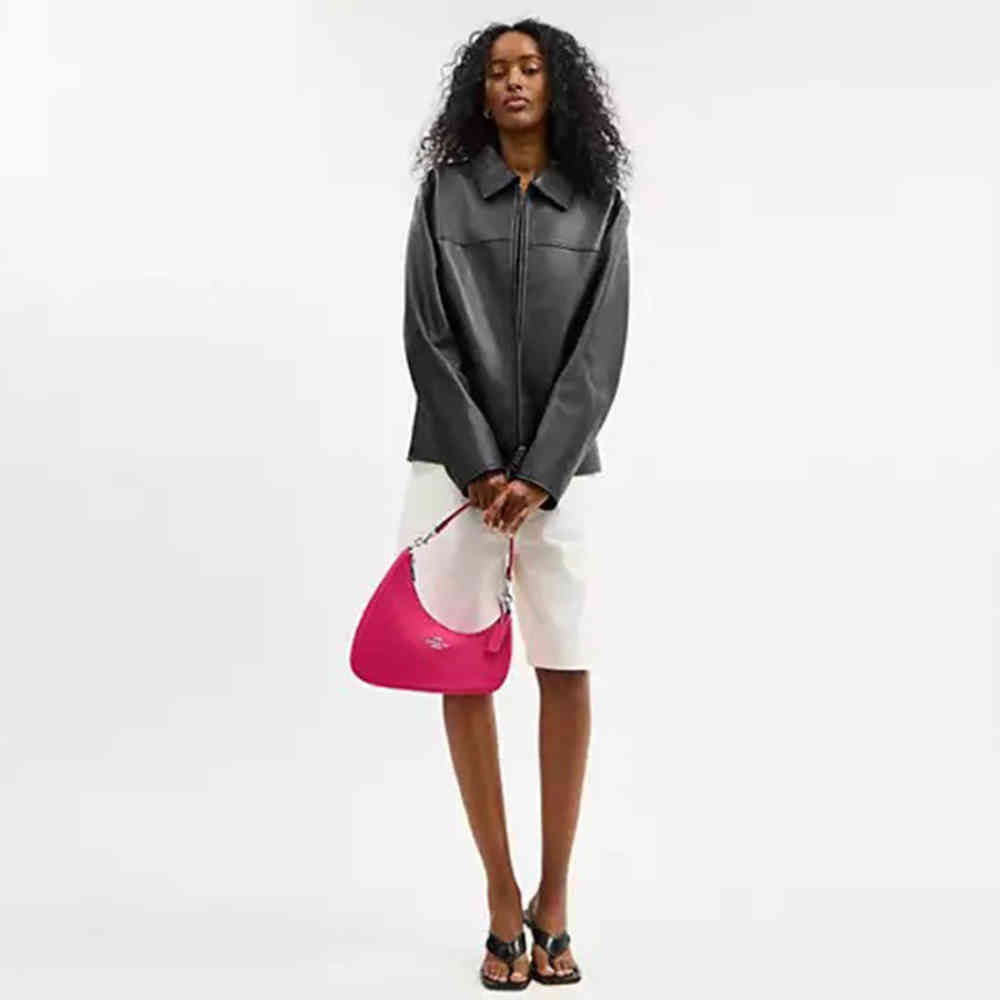 Coach Teri Twisted Pink Shoulder Bag-3
