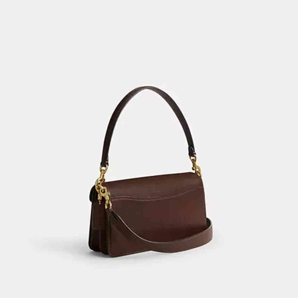 Coach Georgie in Blocked Wine Signature Canvas Shoulder Bag-thumb-1