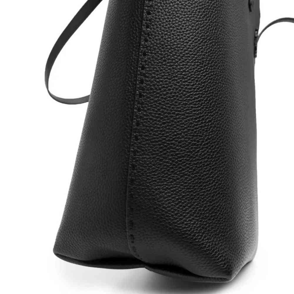 Tory Burch Mc Graw Black Tote Bag-3