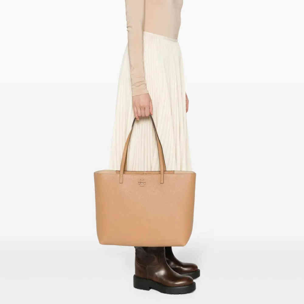 Tory Burch Mc Graw Brown Tote Bag-2