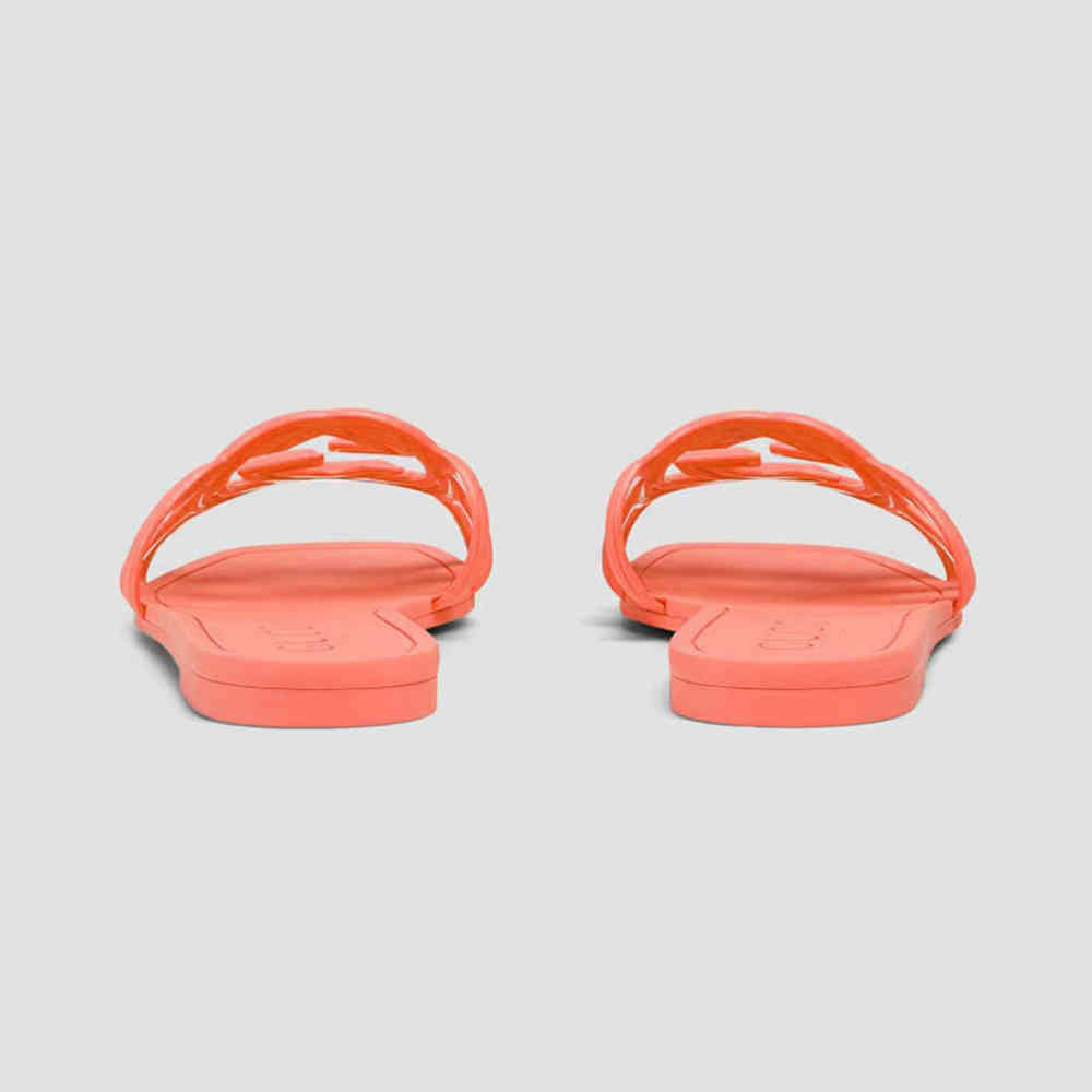 Gucci Orange Women's Interlocking G slide sandal-thumb-4