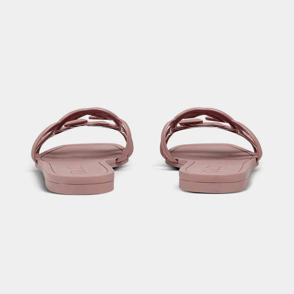 Gucci Beige Women's Interlocking G slide sandal-thumb-3