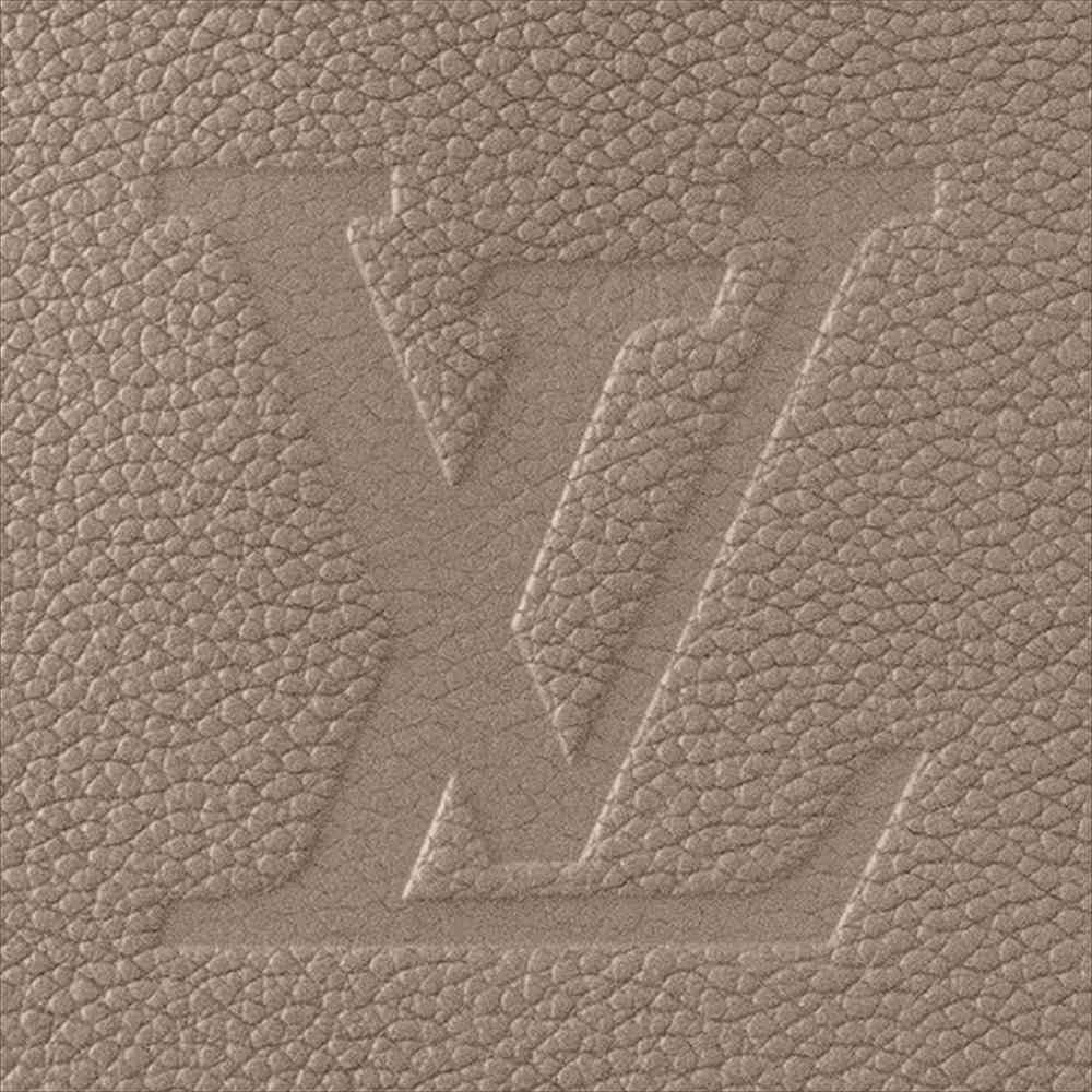 Louis Vuitton Solid Shades Embossed Neverfull Beige Tote Bag-4