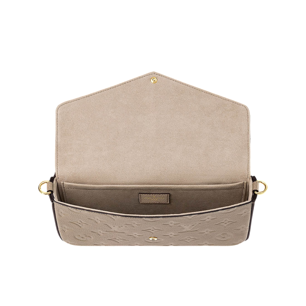 Louis Vuitton Felicie Beige Sling Bag-4