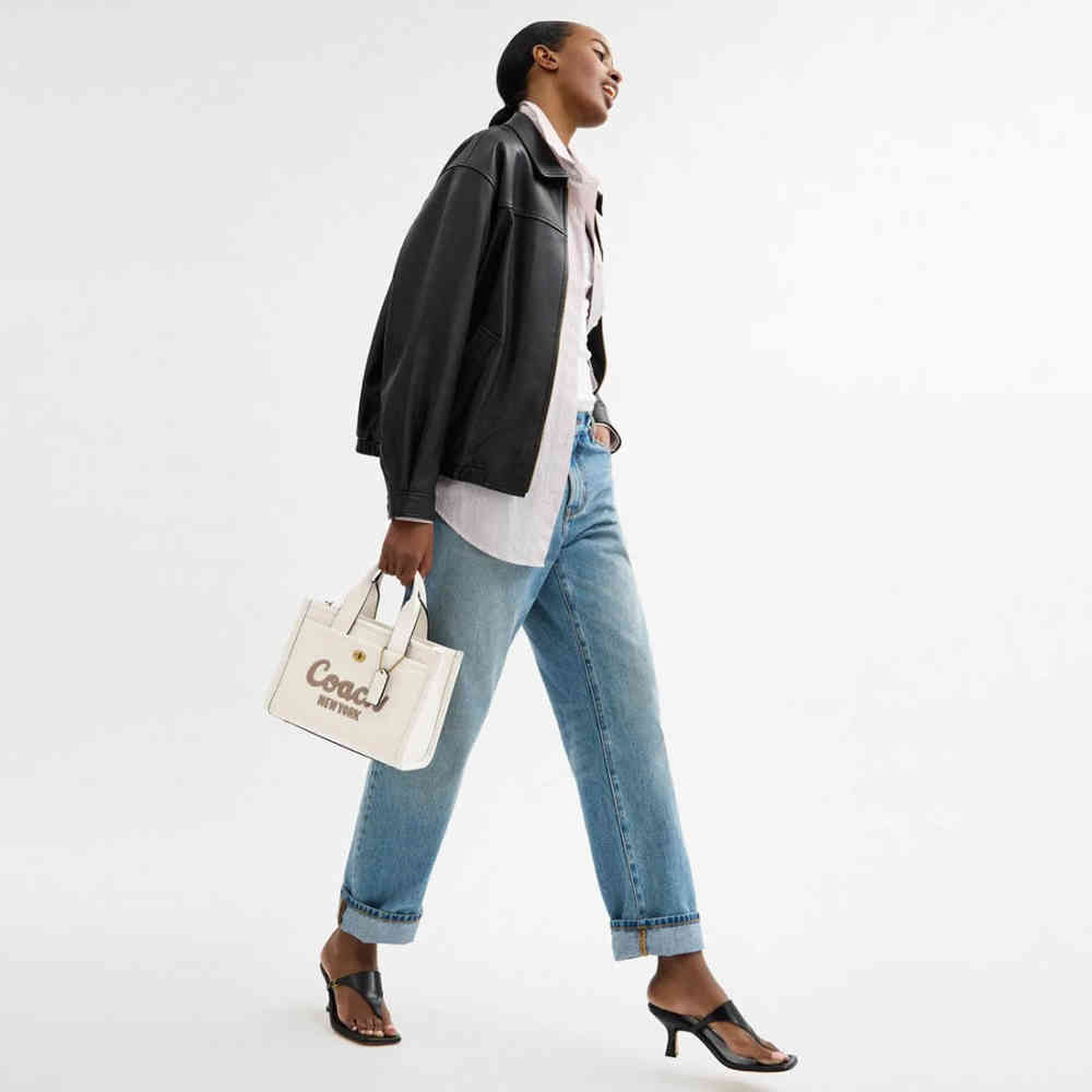 Coach Cargo 26 White Tote Bag-thumb-5