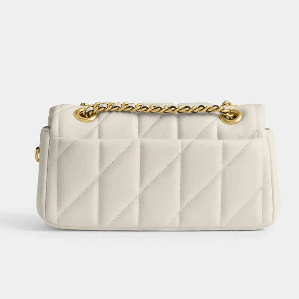 Coach Tabby 26 With Pillow Quilting White Sling Bag-thumb-1