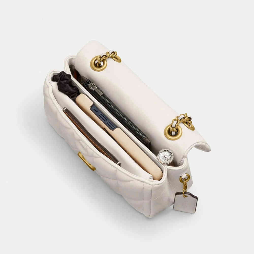 Coach Tabby 26 With Pillow Quilting White Sling Bag-thumb-3