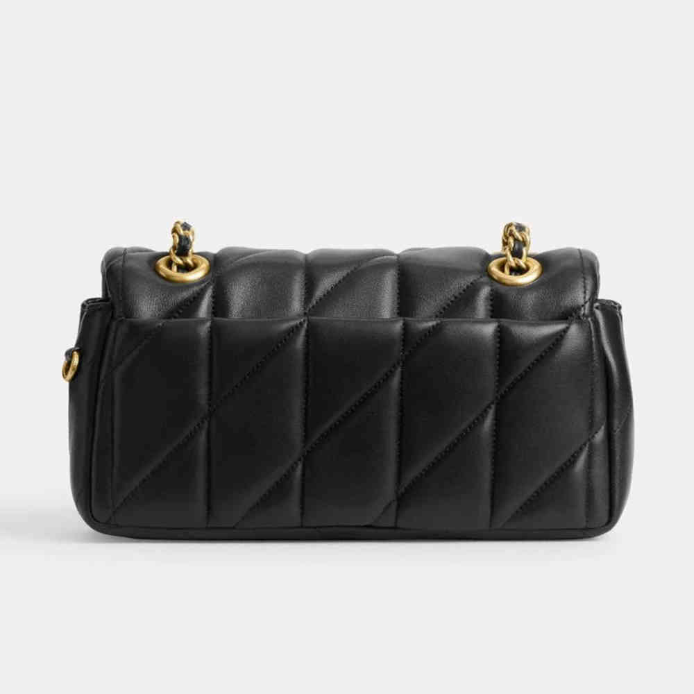 Coach Tabby 26 With Pillow Quilting Black Sling Bag-thumb-2
