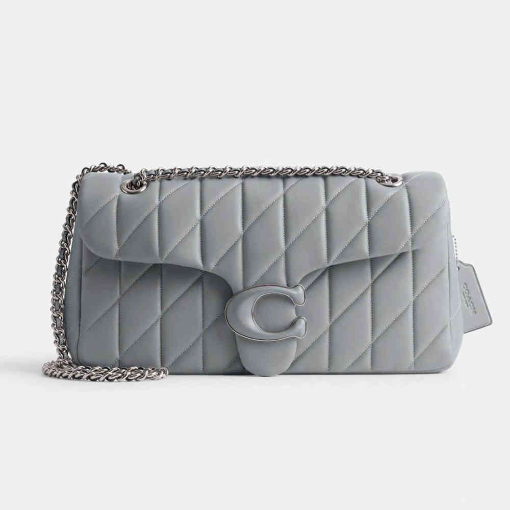 Coach Tabby 26 With Pillow Quilting Blue Sling Bag-thumb-0