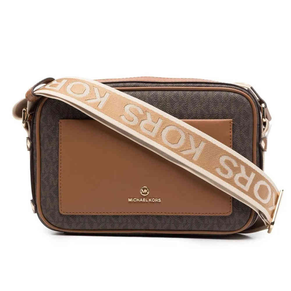 Brown Michael Kors Maeve Black Crossbody Sling Bag