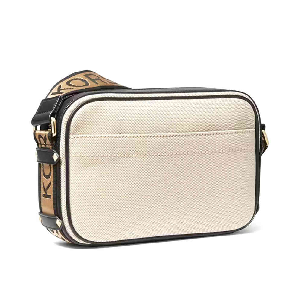 Michael Kors Maeve White & Black Crossbody Sling Bag-1