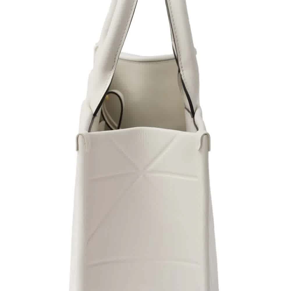 Prada Symbole Bag Large White Leather Tote Bag-thumb-5
