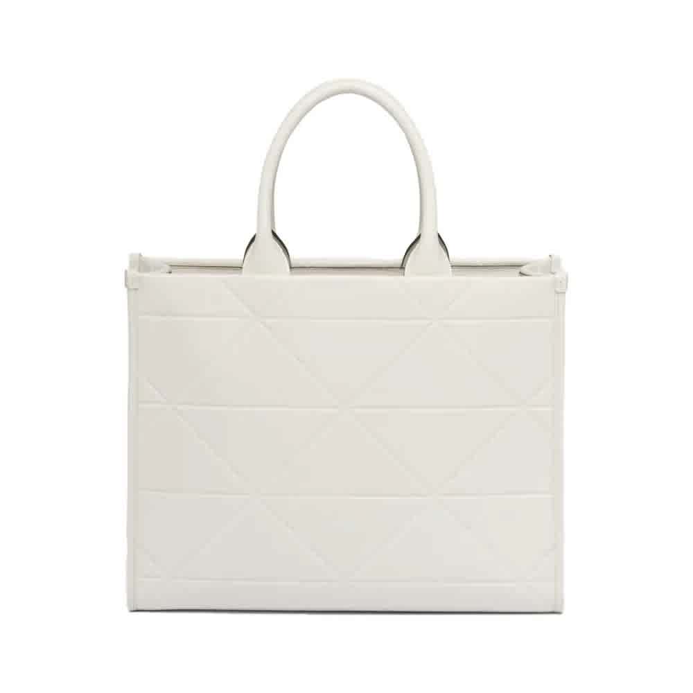 Prada Symbole Bag Large White Leather Tote Bag-thumb-1
