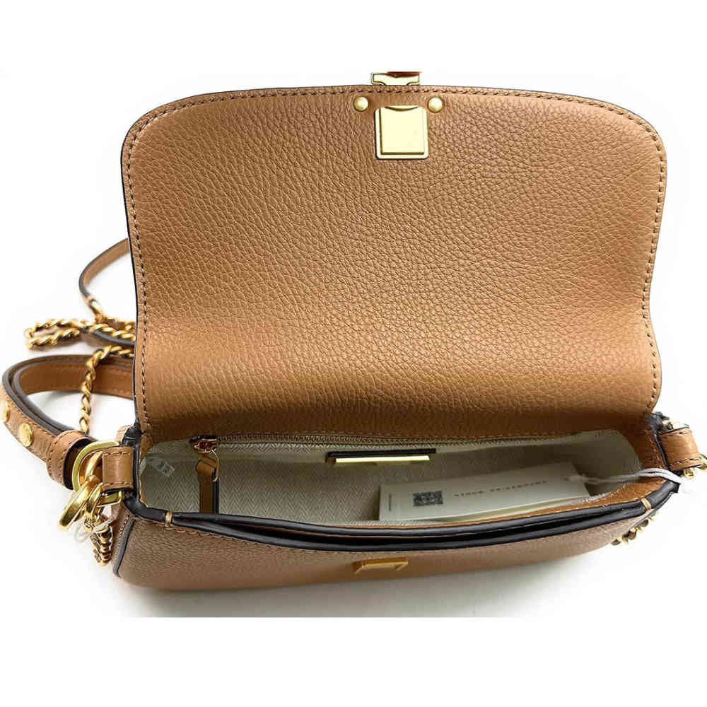 Tory Burch Britten Convertible Brown Crossbody Bag-3