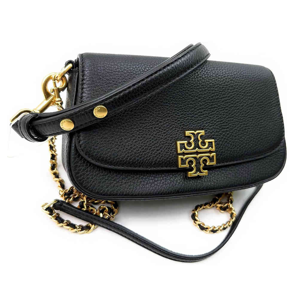 Tory Burch Britten Convertible Black Crossbody Bag-1