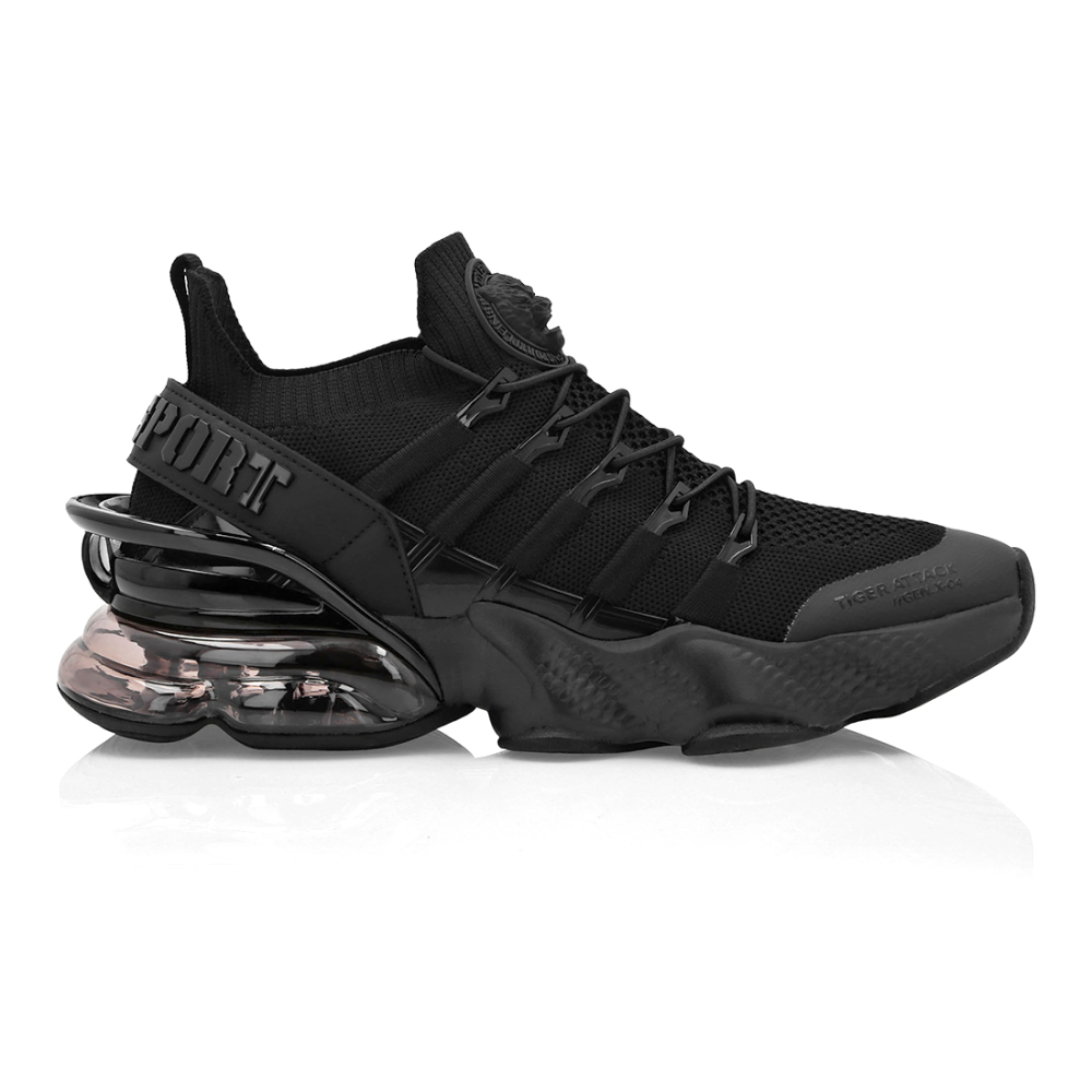 Philipp Plein Black Premium Quality Sneakers-thumb-1