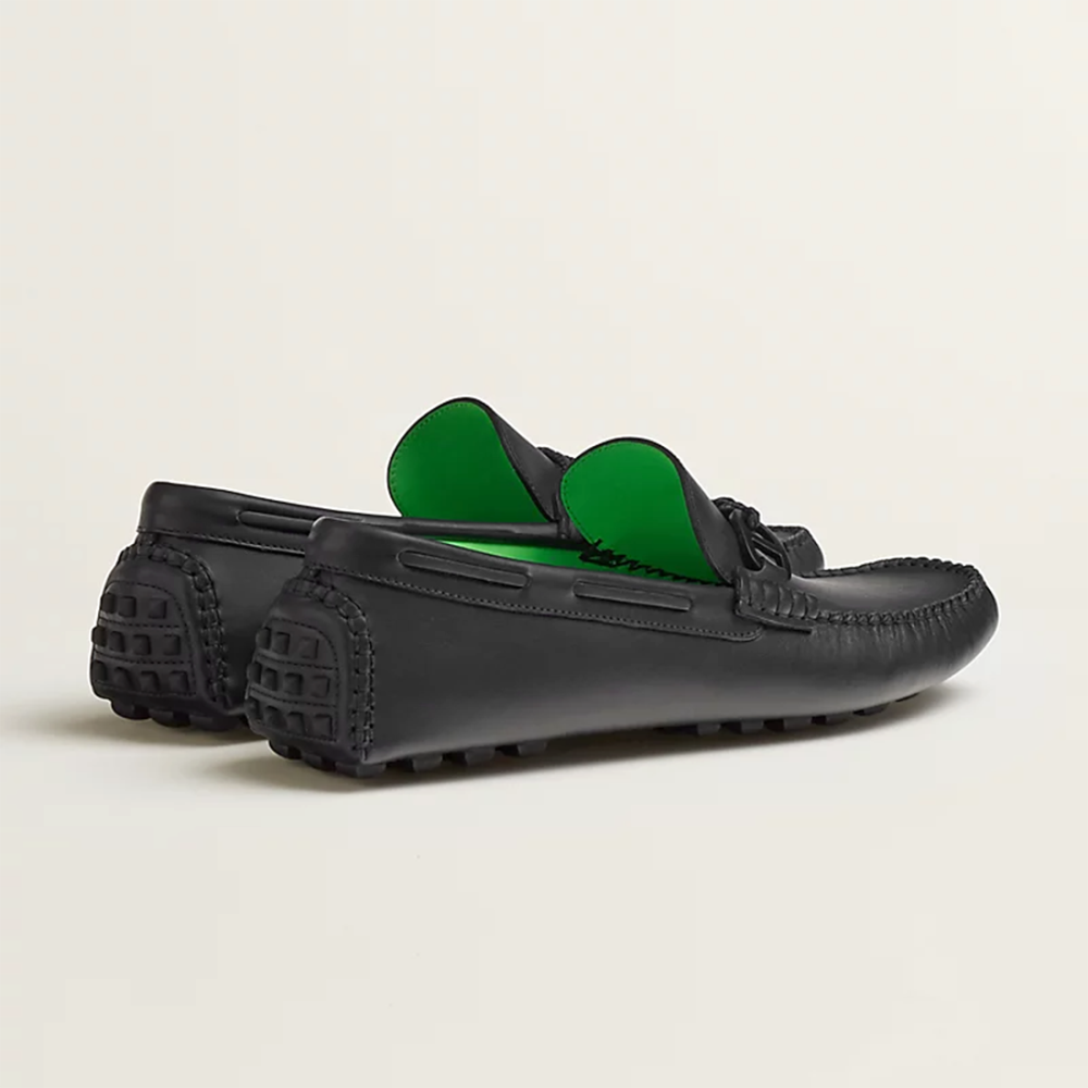 Hermes Black Premium Quality Loafers-2