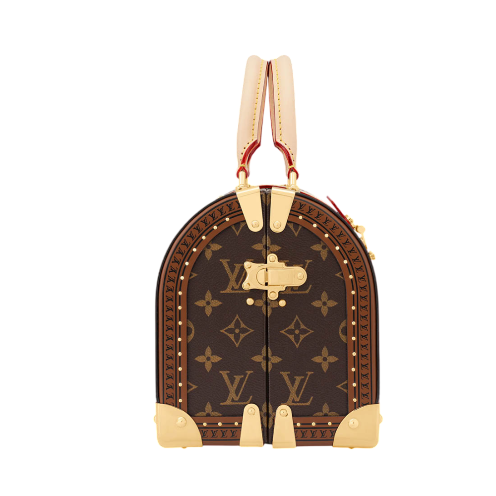 Louis Vuitton Trunk Padlock Brown Handbag-thumb-1